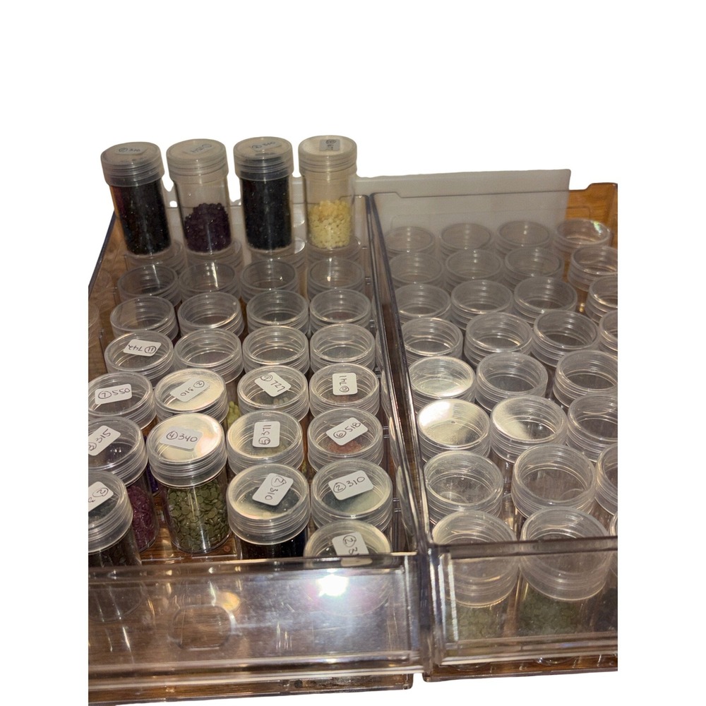 Diamond Painting Storage Containers with‎ Vials and Drills Stackable Drawers